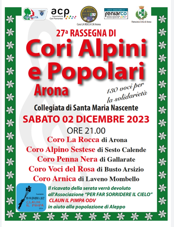 Scopri di più sull'articolo Rassegna Cori Alpini e Popolari