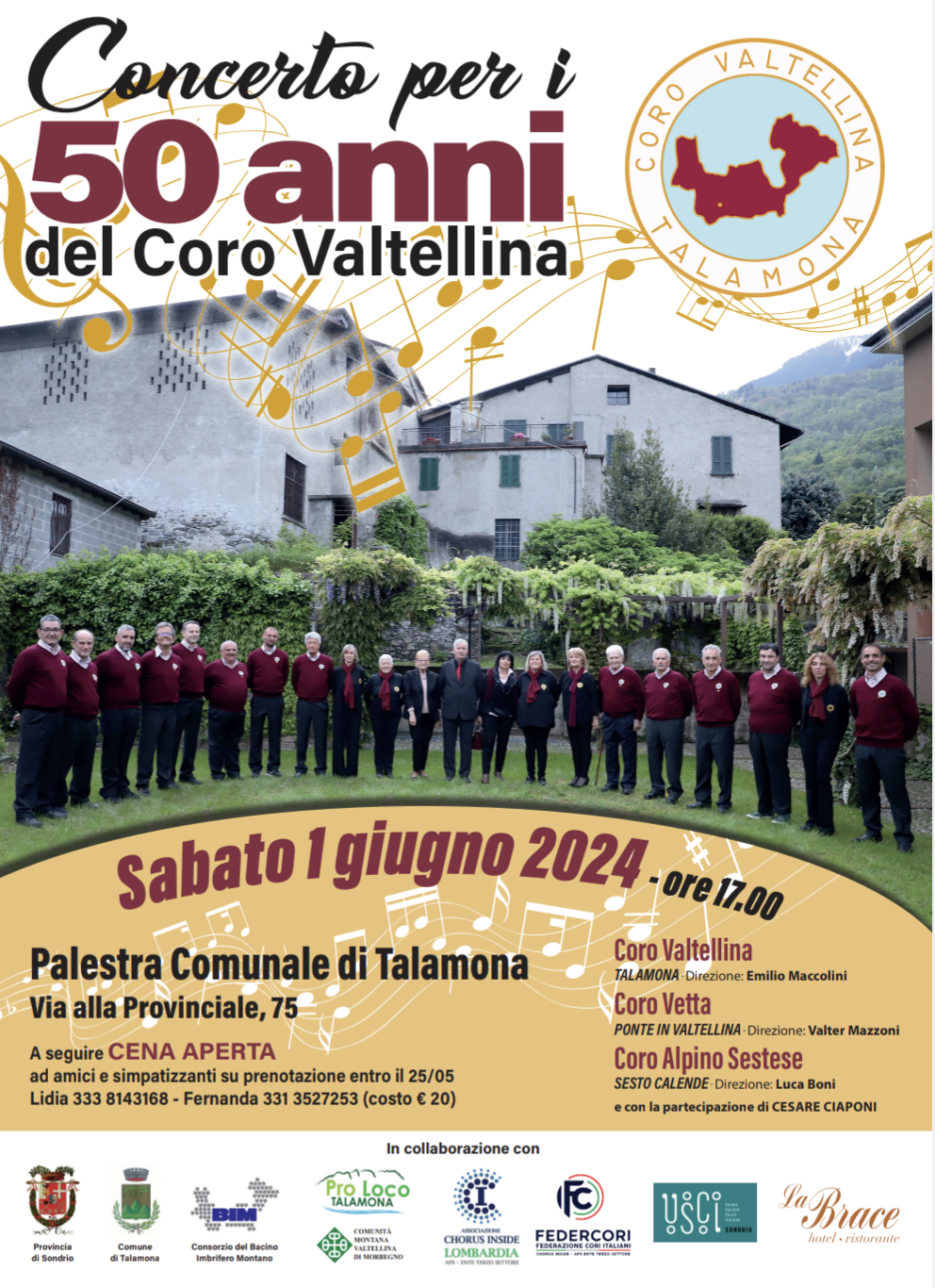 Scopri di più sull'articolo Concerto per i 50 anni del coro Valtellina