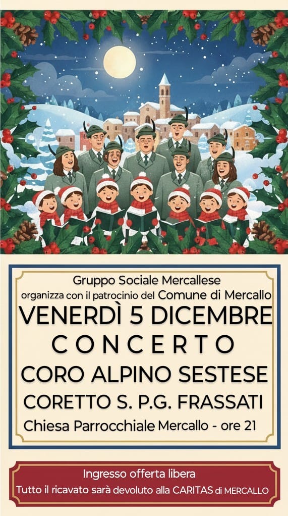 Concerto Natale 2025 Mercallo
